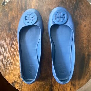 Tory Burch Minnie travel ballet flat light blue, size 8